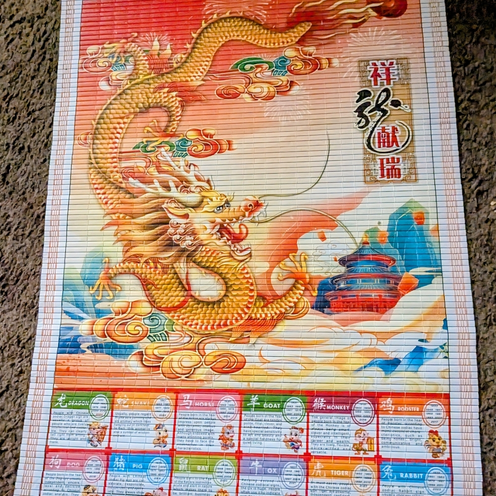 Vibrant Dragon Wall Art Decor